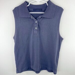 BRANDY MELVILLE Girls Women Purplish Blue Tank Top Polo Size: One Size Fits Most